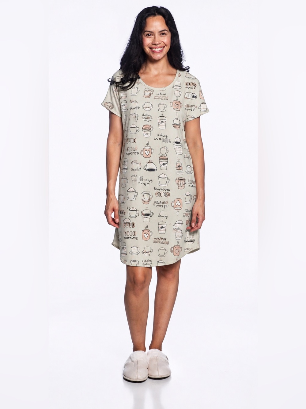 DKR Apparel Printed Night Shirt
